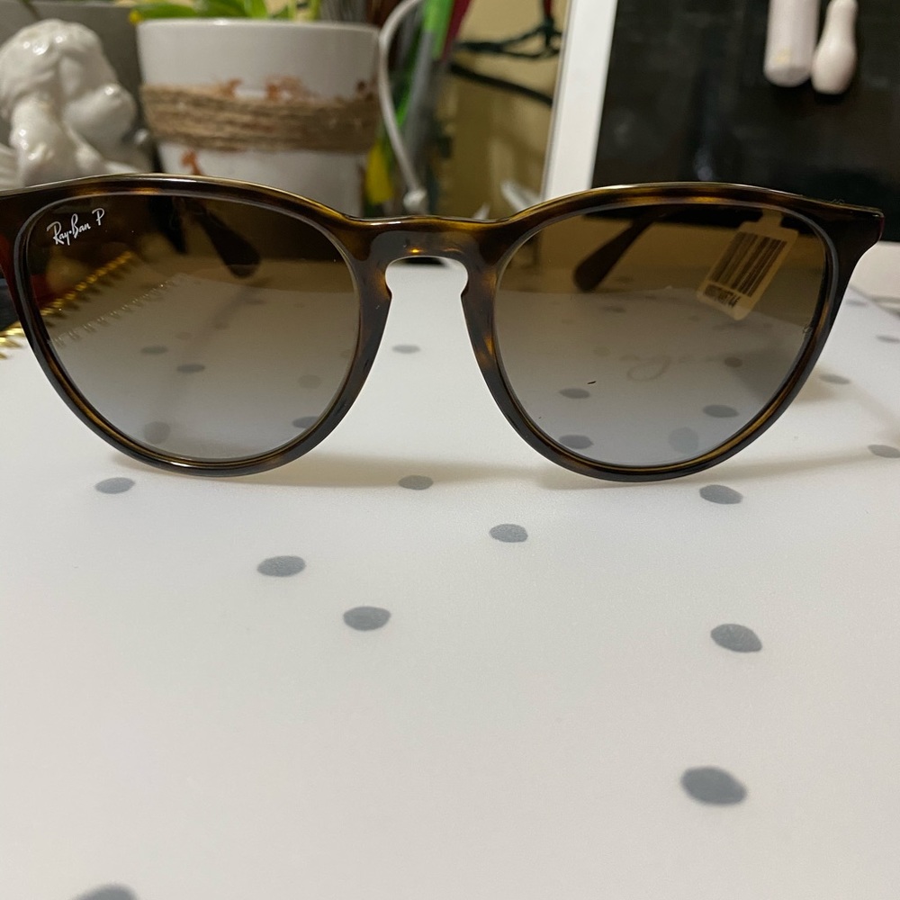Gold & brown Ray Ban